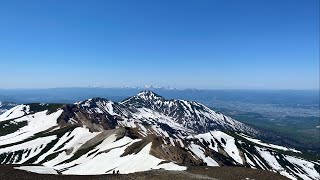 十勝岳　山頂　新得コースから