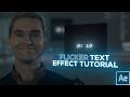 Flicker Text Effect Tutorial | After Effects
