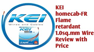 KEI homecab-FR Flame retardant 1.0 sq.mm Wire Honest Review with Price🛑