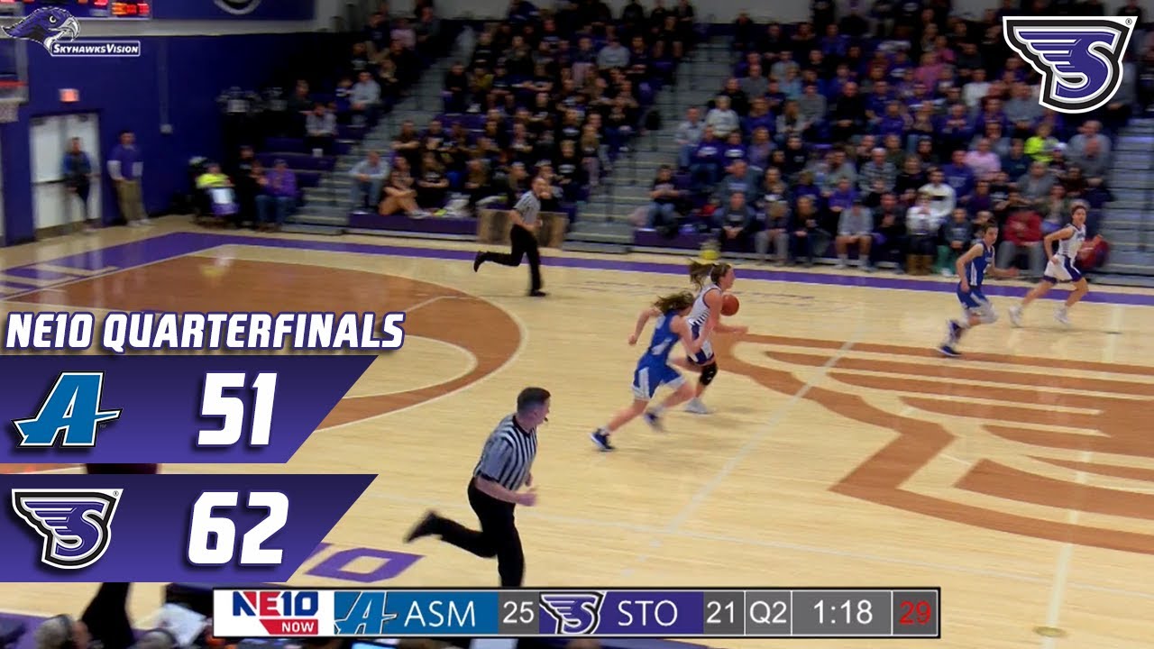 Stonehill Women's Basketball Highlights And Post-Game Interviews Vs ...