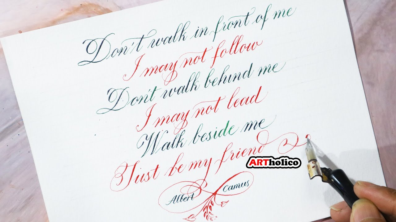 How To Write Cursive Handwriting English Calligraphy Practice Youtube How To Write Cursive Handwriting English Calligraphy Practice Youtube