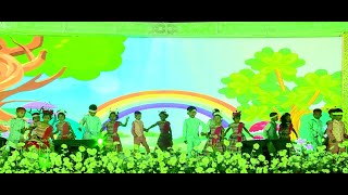 Caterpillar Dance - LKG | 22nd Annual Day Celebration | Saraswathi Matric. Hr. Sec. School