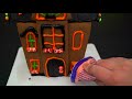 decorating halloween haunted mansion cookie house diy chocolate candy house kit kimmi the clown