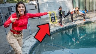 IPHONE Xs In Our Swimming Pool PRANK On Ferran!! | The Royalty Family