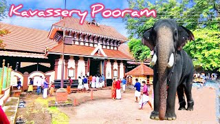 kavassery pooram | most entertaining pooram in palakkad | biggest pooram