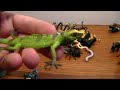 mega pile of toy animals toy review reptiles amphibians safari jungle animals