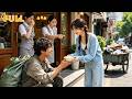 Kind Girl Hands Beggar a Bowl of Soup Despite Mockery—Unaware He's World's Richest Man!Love Begins!