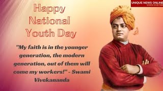 Happy Youth Day Swami 🤗 Vivekananda ||  Youth Day - Happy New YearMy @ll Dear guys #shorts #yout