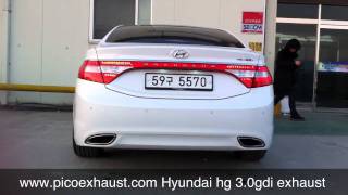 Picosound variable exhaust Hyundai hg 3.0gdi