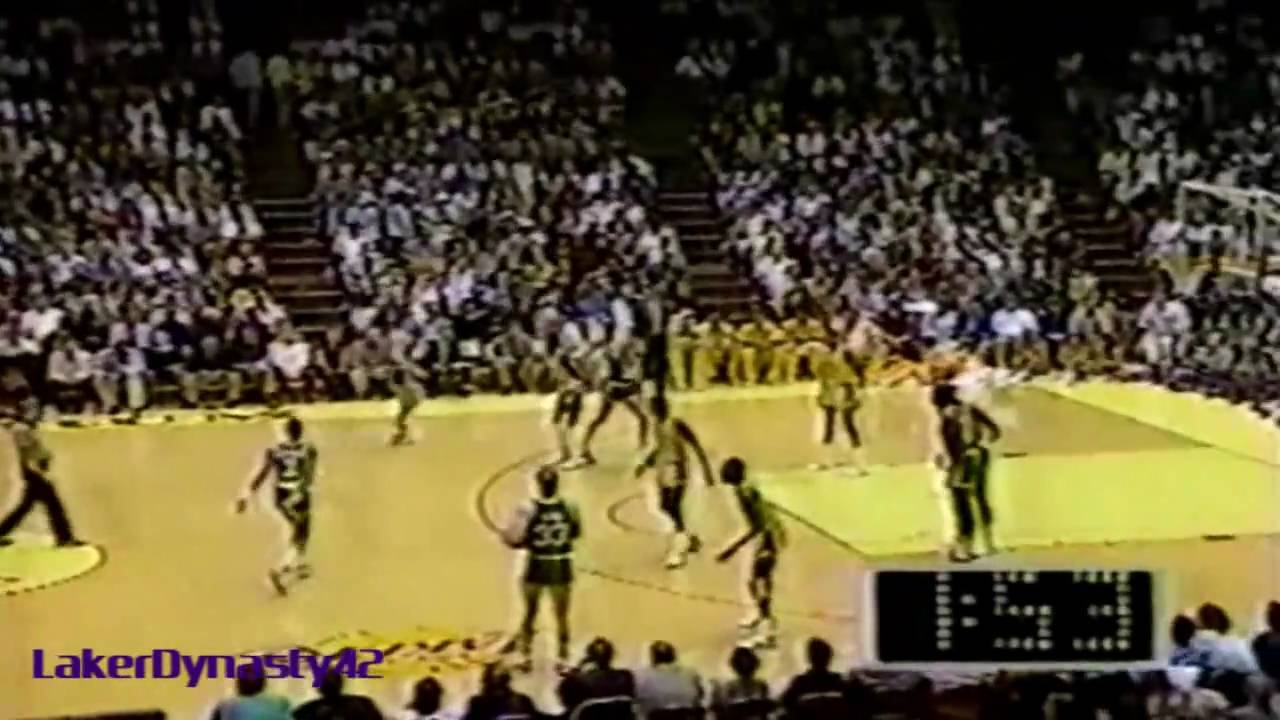 Magic Johnson 1987: 39pts Vs. Boston Celtics - YouTube