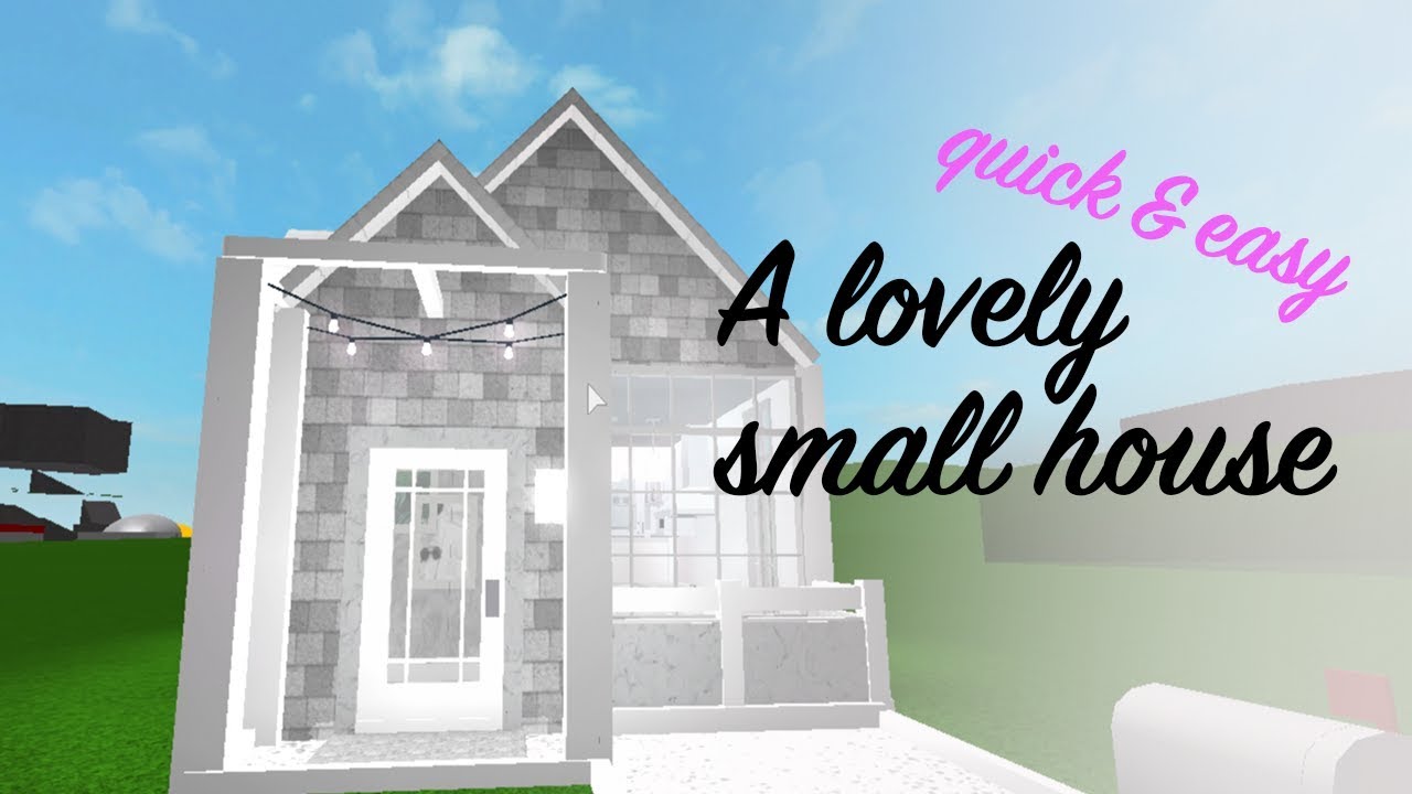 Bloxburg - A Lovely Small House - Quick And Easy - YouTube