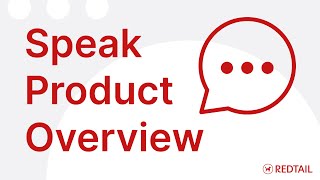 Product Overview - Speak