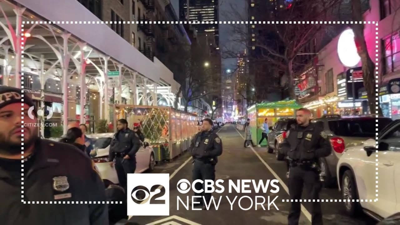 Woman Struck By Falling Debris Near Times Square Hotel - YouTube