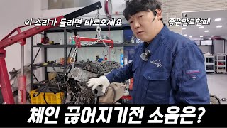 타이밍 체인 끊어지기 직전 소리 들려드릴게요.  l BMW E71 X6 타이밍 체인