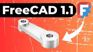 FreeCAD 1.1 Tutorial: Parametric 3D Modeling with Sketcher Constraints