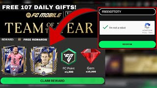 FC MOBILE NEW UPCOMING REDEEM CODES! FREE 107 BALE AND TOTY MESSI! DO THIS NOW FOR FREE REWARDS!