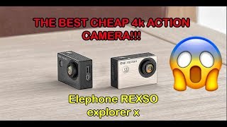 Elephone REXSO Explorer X Action Camera UNBOXING \u0026 HAND ON!!!