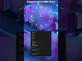 CSS Analog Clock Design || Amazing Glassmorphism Clock #shorts