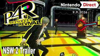 Persona 4 Revival Nintendo Switch 2 Reveal Trailer | Nintendo Direct September 2026