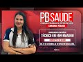 PB SAÚDE: CONHECIMENTO ESPECÍFICO | TÉCNICO EM ENFERMAGEM @CursosdoPortal