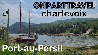 Cap-À-l'Aigle, Port-Au-Persil, et St-Siméon, dans Charlevoix! (vacances printemps 2021)