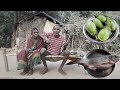 old poor grandma cooking FISH CURRY and eating || tribe old poor grandma & grandma daily lifestyle