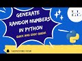 “How to Generate Random Numbers in Python | NumPy Random Generator Explained