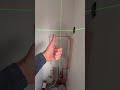 how to perfectly mark a boiler flue with a laser line diy plumber asmr shorts