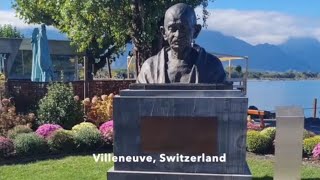 Mahatma Gandhi square, Switzerland 🇨🇭 - the message of non-violence continues to be relevant today