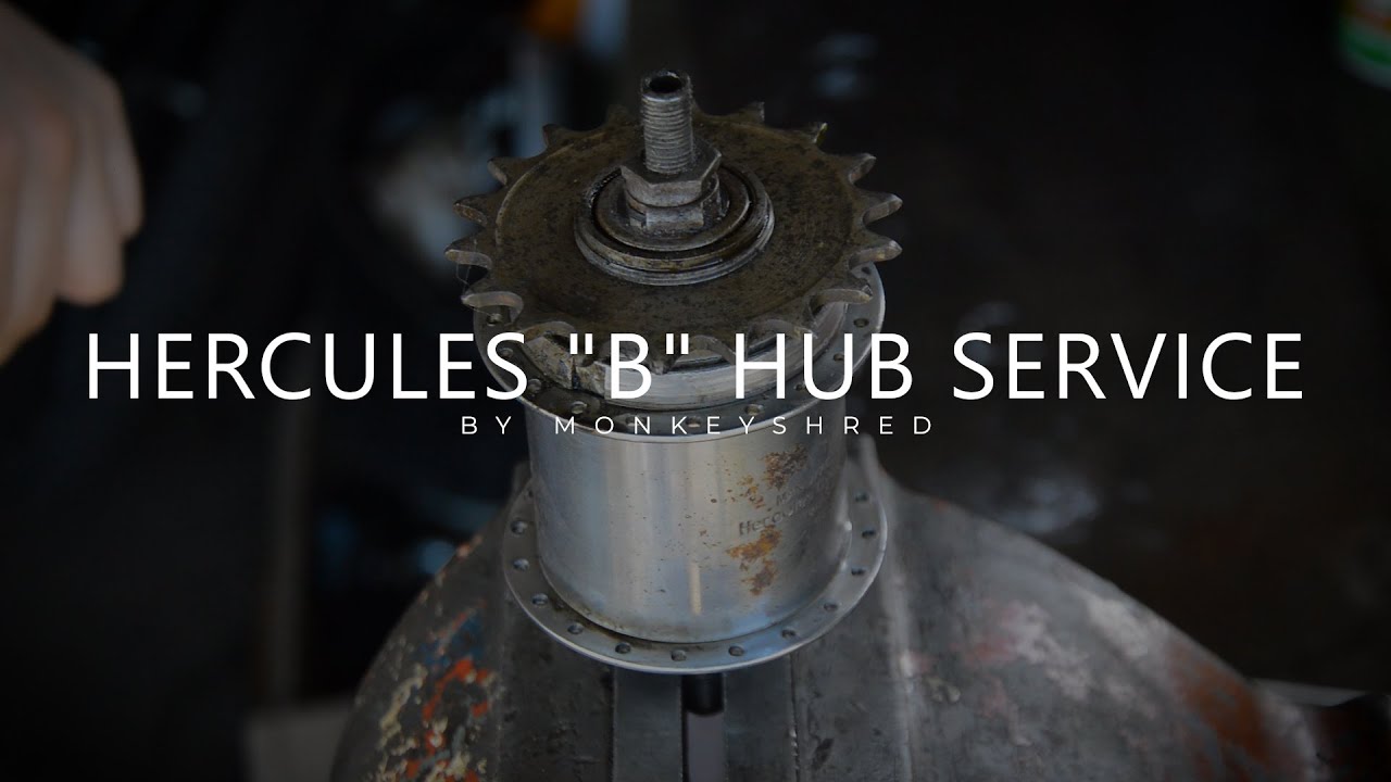 Hercules "B" 3 Speed Hub - Strip & Rebuild - Watch Out For The Spring ...