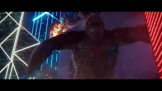 Godzilla Vs  Kong 2021 Clip  Hong Kong Battle