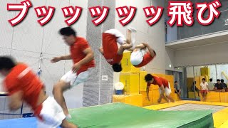 【凄すぎw】これが体操選手の本気の遊び。「さすがに吹っ飛び過ぎww」後編