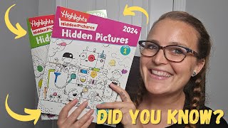 Search and Discover Highlights Hidden Pictures 2024 Activity Books!