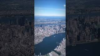 Bird's Eye View of New York City from the Air | Kuşbakışı New York