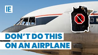 Why you can’t open airplane doors