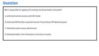 Who is responsible for applying CUI markings and dissemination instruction?