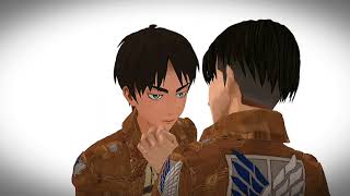 【艾利向/MMD 】kiss part 2（Eren \u0026 Levi）