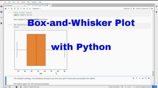 Python - Single Box-Plot