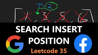 35. Search Insert Position | LeetCode Solution | Easy Solution | Python