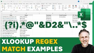 'REGEX Match' Examples for Excel's XLOOKUP Function - The Super-Powered *Wildcard* Alternative