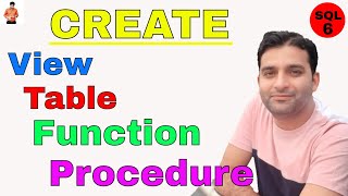 Create command in Oracle - SQL with Example