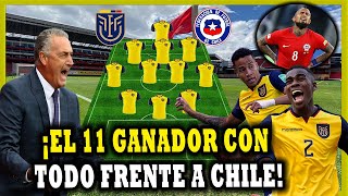 ¡mi 11 TITULAR SORPRESIVO! ALINEACION ECUADOR VS CHILE ELIMINATORIAS SUDAMERICANAS QATAR 2022 💥