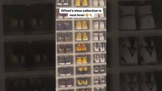 Offset’s shoe collection is crazy 🔥 #offset #sneaker