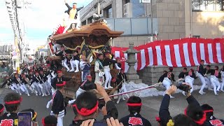 令和4年9月18日 春木地区だんじり祭り 春木南の地車 弥栄神社宮入