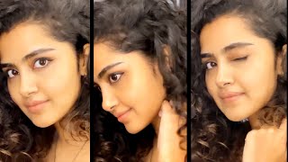 Actress Anupama Parameswaran Cute Expression Video || Anupama Latest Video || Silver Screen