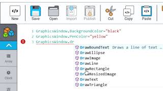 Small BASIC Graphics lesson 1