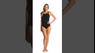 Adidas Women's 3-Stripe One Piece Swimsuit | SwimOutlet.com