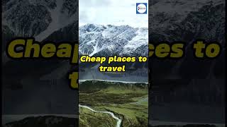 cheap places to travel #cheaptravel #shorts #shortsvideo