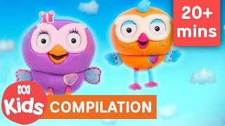 Gigglicious Adventures Compilation 24 Minutes | Giggle and Hoot: Hoot Hoot Go! | ABC Kids