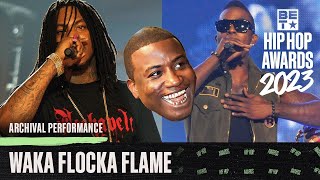 Gucci Mane Turnt Up For Waka Flocka Flame x Roscoe Dash "Hard In Da Paint" Set | Hip Hop Awards 2012
